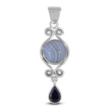 Black Onyx 925 Sterling Silver Pendant