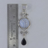 Black Onyx 925 Sterling Silver Pendant