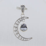 925 Sterling Silver Dendrite opal Pendant