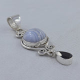 Black Onyx 925 Sterling Silver Pendant