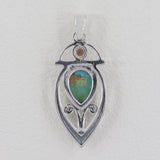 925 Starling Silver Kyanite Pendant