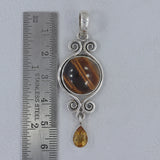 Black Onyx 925 Sterling Silver Pendant