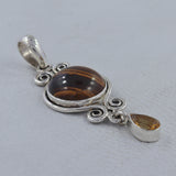 Black Onyx 925 Sterling Silver Pendant