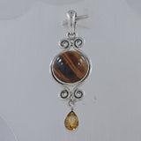 Black Onyx 925 Sterling Silver Pendant