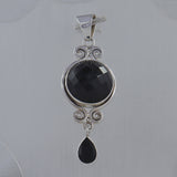 Black Onyx 925 Sterling Silver Pendant