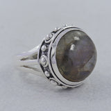 925 Sterling Silver Black Onyx Ring