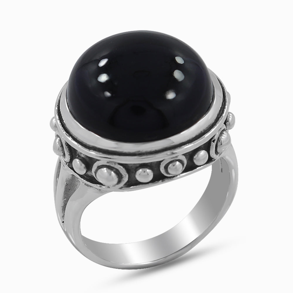 925 Sterling Silver Black Onyx Rings