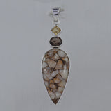 925 Starling Silver Rainbow Copper Pendant