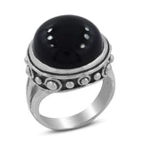 925 Sterling Silver Black Onyx Ring