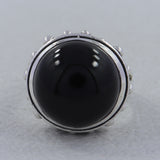 925 Sterling Silver Black Onyx Ring