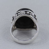 925 Sterling Silver Black Onyx Ring