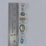 Ethiopian Opal 925 Sterling Silver Pendant