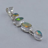 Ethiopian Opal 925 Sterling Silver Pendant