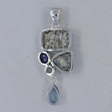 925 Starling Silver K2 Jasper Pendant