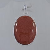 925 Sterling Silver Red Sun Sitara Pendant