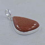 925 Sterling Silver Red Sun Sitara Pendant