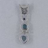 Blue Topaz 925 Sterling Silver Pendant