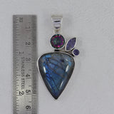 Labradorite 925 Sterling Silver Pendant