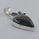 Labradorite 925 Sterling Silver Pendant