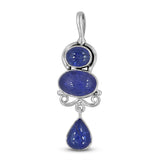 925 Sterling Silver Tanzanite Pendant