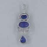 Tanzanite Gemstone 925 Sterling Silver Pendant