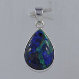 Azurite Malachite 925 Silver Pendant