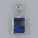 Azurite Malachite 925 Silver Pendant