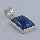 Azurite Malachite 925 Silver Pendant