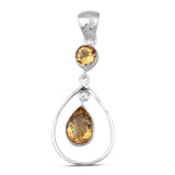 Blue Topaz 925 Silver Pendant