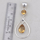 Blue Topaz 925 Silver Pendant