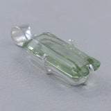 925 Sterling Silver Green Amethyst Pendant