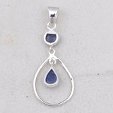 Blue Topaz 925 Silver Pendant