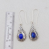 Lapis Lazuli Silver Earrings