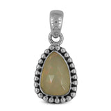 925 Sterling Silver Ethiopian Opal Pendant