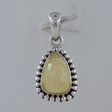 Ethiopian Opal Sterling Silver Pendant