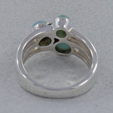 925 Sterling Silver Ethiopian Opal Ring