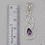 925 Sterling Silver Mystic Quartz Pendent