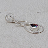 925 Sterling Silver Mystic Quartz Pendent