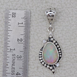 925 Sterling Silver Ethiopian opal Pendant