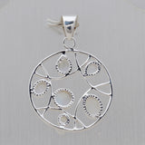 Rainbow Moon Stone 925 Sterling Silver Pendant