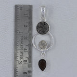 925 Sterling Silver Black Onyx Pendant