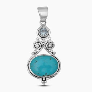 925 Silver Mexican Turquoise Pendants