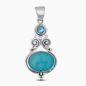 925 Silver Mexican Turquoise Pendants