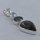 Natural Labradorite Silver Jewelry