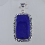 Blue Lapis Lazuli 925 Sterling Silver Pendant