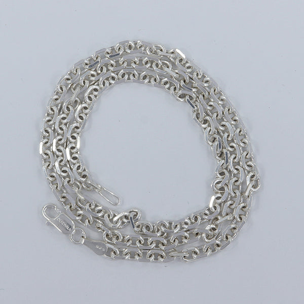 925 Sterling Silver Cable Chain for Mens