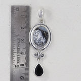 Rainbow Moonstone 925 Sterling Silver Pendant