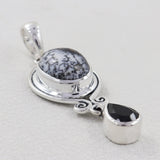 Rainbow Moonstone 925 Sterling Silver Pendant