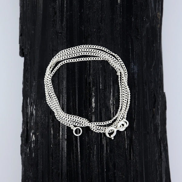 925 Sterling Silver Chain Necklace for Women 18