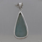 925 Sterling Silver Aquamarine Pendant